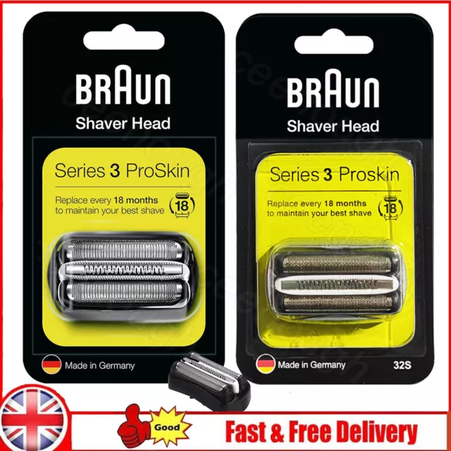 Braun Series 3 Electric Shaver Replacement Head - Pro Skin Electric Shavers