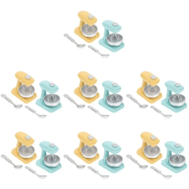 7 PCS TODDLER Kitchen Mixer Toy Blender Model for Stimulating Curiosity