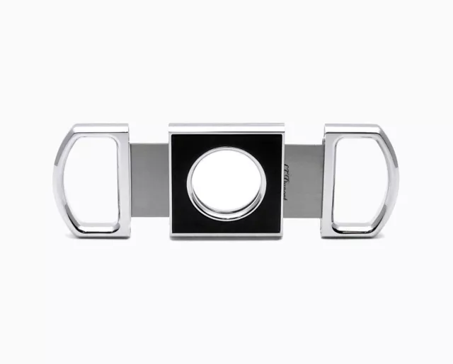 S.t. Dupont Cigar Cutter Coupe-Cigares Classique Chrome Noir 003411 2