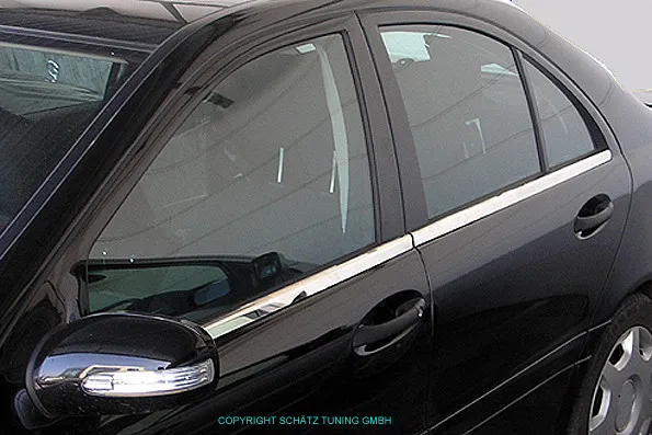 Schätz ® Edelstahl Fensterleisten für Mercedes Benz E-Klasse