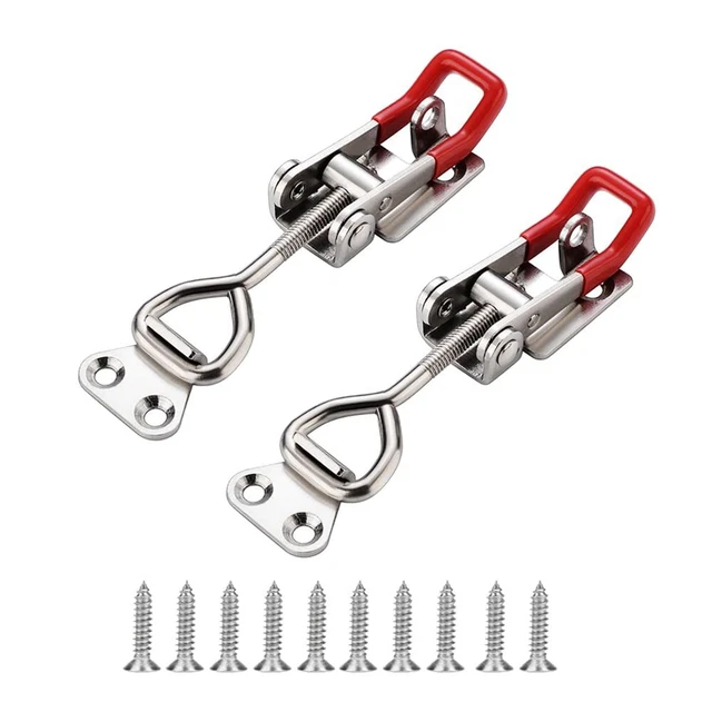 2 Pack 4003 Adjustable Toggle Latch Clamp Smoker Latch Clamps 1322Lbs ...