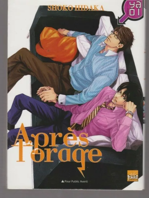 APRES L'ORAGE Hidaka Ya Oi ONE SHOT Boy's love yaoi manga français