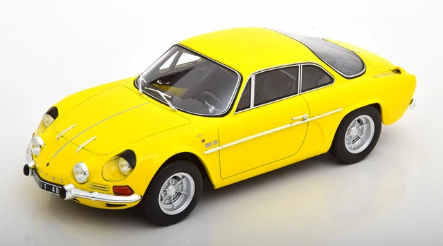Norev 1971 Renault Alpin A110 1600S Jaune En 1/18 Échelle Neuf Sortie