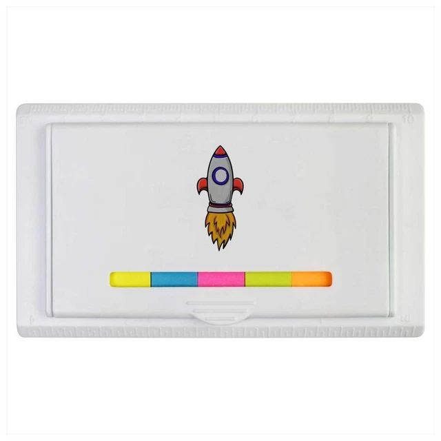 'Flying Rocket' Sticky Note Ruler Pad (ST00014147)