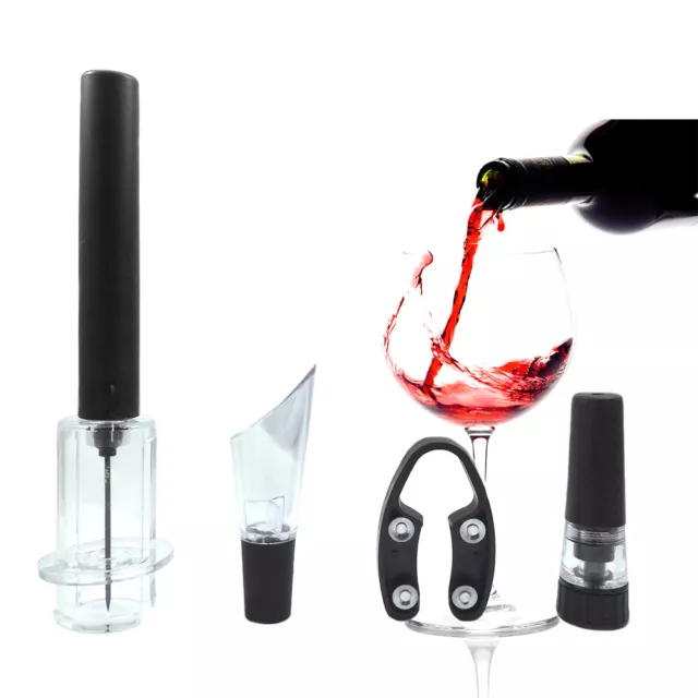 TIRE-BOUCHON,Red--Tire bouchon pneumatique en forme de stylo aiguille,  ouvre bouteille de vin avec pompe à Air, extracteur de liège