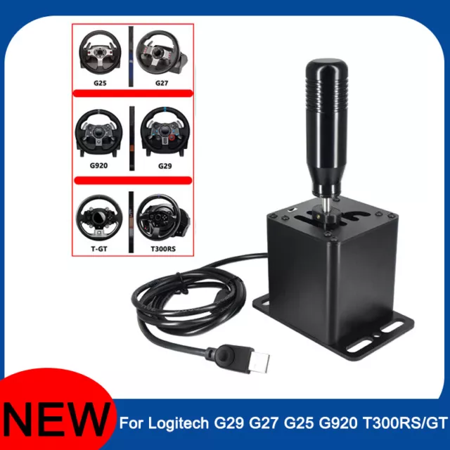 PC RACING GAMES USB H Gear Shifter Sim for Logitech G29/G27/G25/G920/T300RS/ GT/ £55.19 - PicClick UK