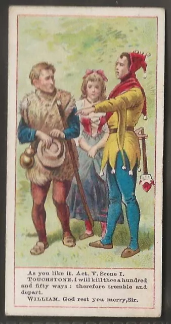 Ogdens-Shakespeare Series 1905 (Unnumb)-#44- As You Like It Act V Scene I