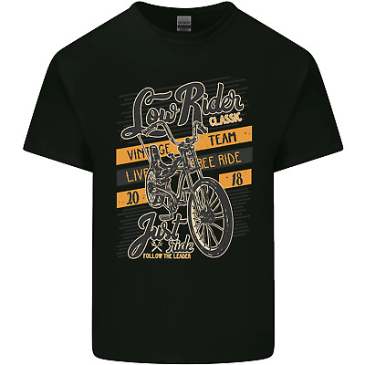 Low Rider Moto Chopper Biker Classico Da Uomo Cotone T-Shirt Tee Top