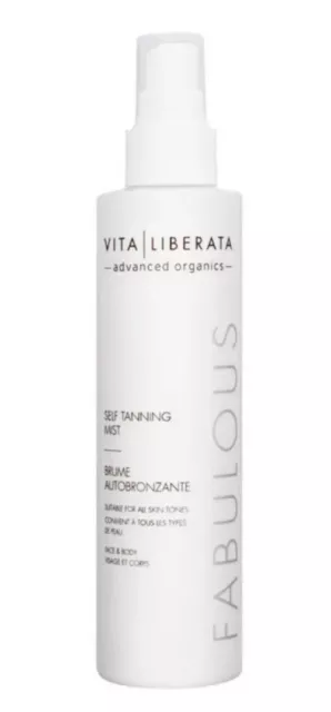 4x Vita Liberata Self Tanning Mist 50ml - Face & Body Gradual Tan Hydrating Aloe
