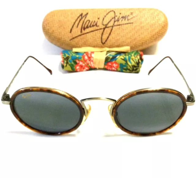 RARE MAUI JIM SEABREEZE SUNGLASSES Tortoise w/ Bronze Polarized Lenses MJ 184-16