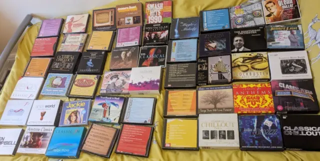 JOB LOT 50 x Music CD Box SETS Albums Genuine Bundle ROCK, POP, COUNTRY, OTHERS