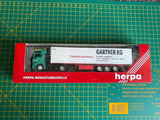 HERPA MIATURMODELLE 1/87 MAN TG A XXL SZ 147842 GARTNER KG £12.99