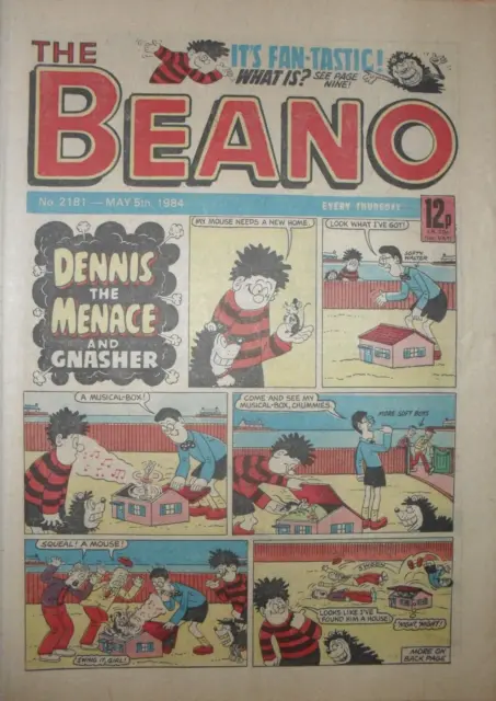 BEANO COMIC - 5th MAY 1984 (5th - 11th) - RARE 40th BIRTHDAY GIFT !!!