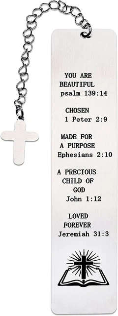 Christian Bookmark Bible Bookmark Christian Gifts for Women/ Men Faith Inspirati