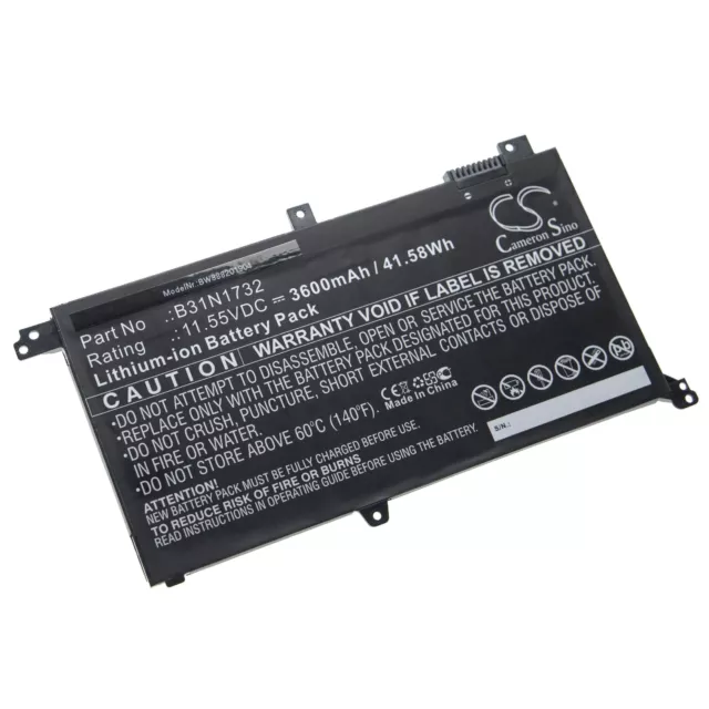 Batterie 3600mAh pour Asus VivoBook S14 S430FA, S430FN, S430UA, S430UF, S430UN
