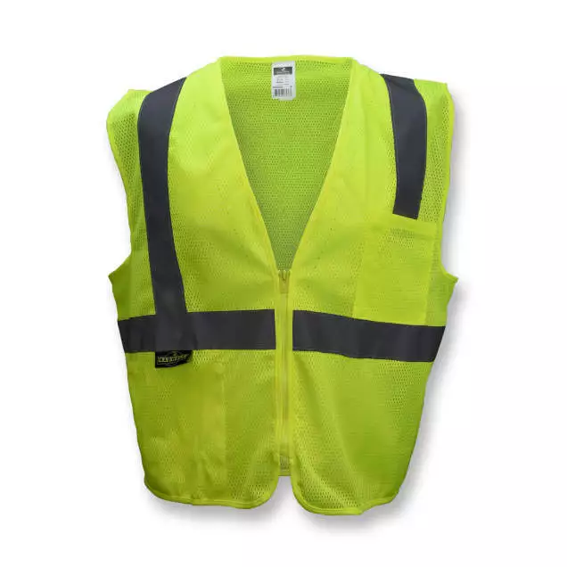 XL  ANSI CLASS 2/  Reflective Tape/  High Visibility Yellow Safety Vest