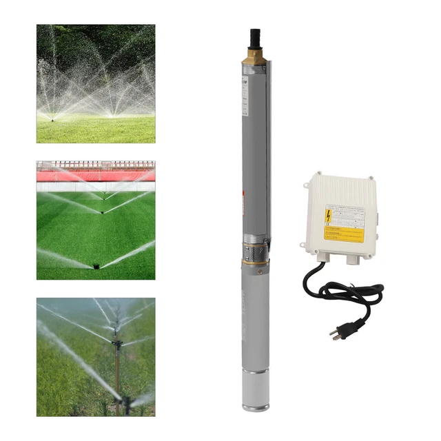 Submersible Well Pump Deep Well Pump 110V/60HZ 1HP Max 380ft Water Well Pump New