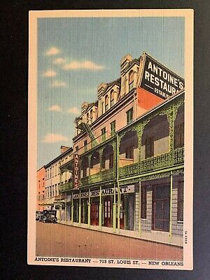 Postcard New Orleans LA - Antoines Restaurant on St Louis Street