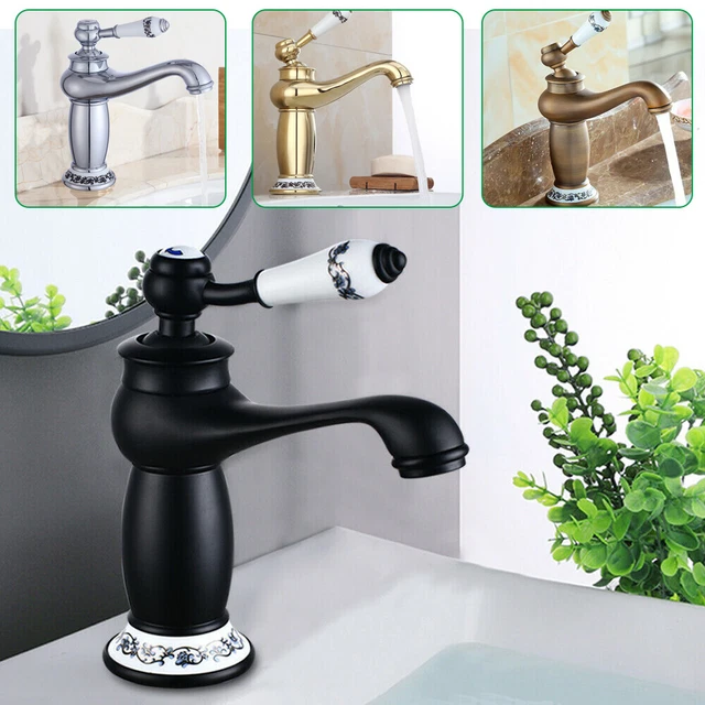 Rubinetto Lavabo A Cascata Monocomando, Cromato, Altezza 110 Mm, Per Bagno O Wc, Con Cartuccia In Ceramica - 3