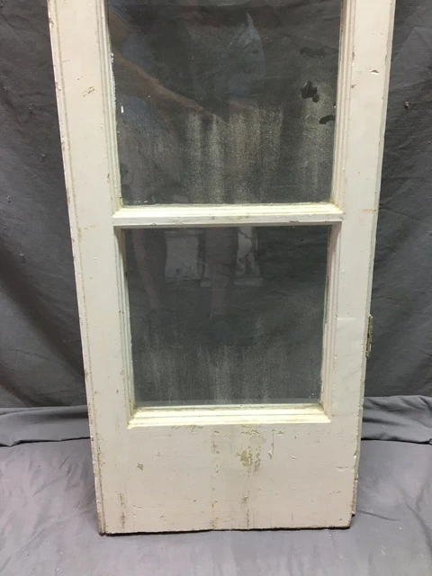 Single 16x79  Antique 6 Lite SideLite White French Door Casement VTG 836-20B 3