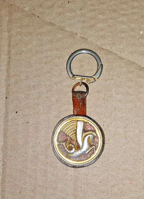 ANCIEN PORTE CLE Bourbon Publicitaire Cafe Pur Scarpia Italie Italien