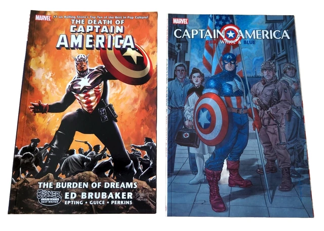 US COMIC CAPTAIN AMERICA / Red White Red; The Death of Captain America