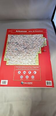 Delorme Arkansas AR Atlas & Gazetteer Map Newest Edition Topographic / Road Maps 3