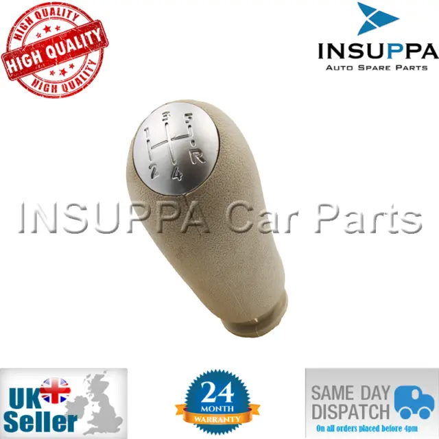 Schaltknauf Beige Für Renault Megane Scenic MK2 Clio MK3 Kangoo