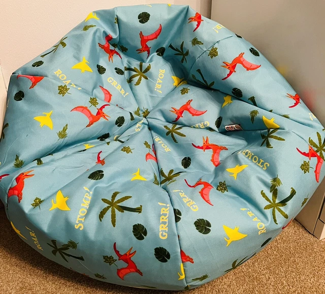 Bolsa de frijoles talla niño, azul dinosaurio l (REF:A66/21R4SP1)