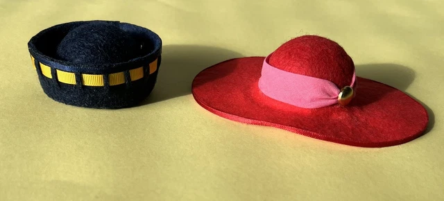 10 Mini Cappelli Di Paglia Per Bambole - Per Fai Da Te, Decorazioni - Diverse Misure Fino A 20cm - Foto 4