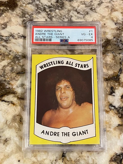 Andre The Giant 1982 Wrestling All Stars Rookie Card #1 Psa 4 Centered Looks Nm!