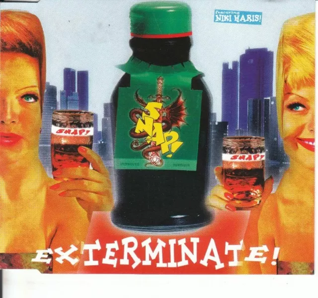 Rare UK CD Single - Exterminate! by Snap ft Niki Haris (Madonna)