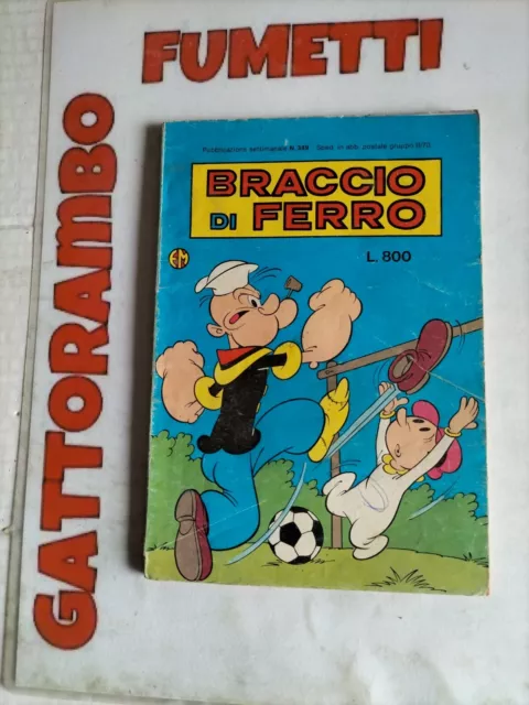 Braccio Di Ferro n.349 Anno 1983 - ed. Metro Buono++