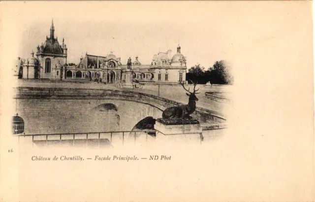 CPA Château de Chantilly - Façade Principale