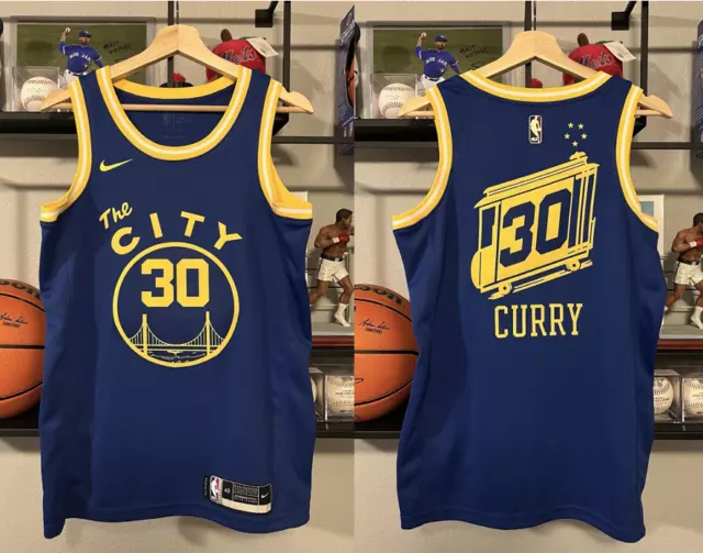 Men's Golden State Warriors Stephen Curry #2.974 Nike Black 2021/22  Swingman NBA Jersey-City Edition