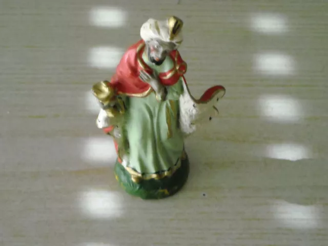 Art. 637 Statuine Del Presepe Uno Dei Tre Re Magi