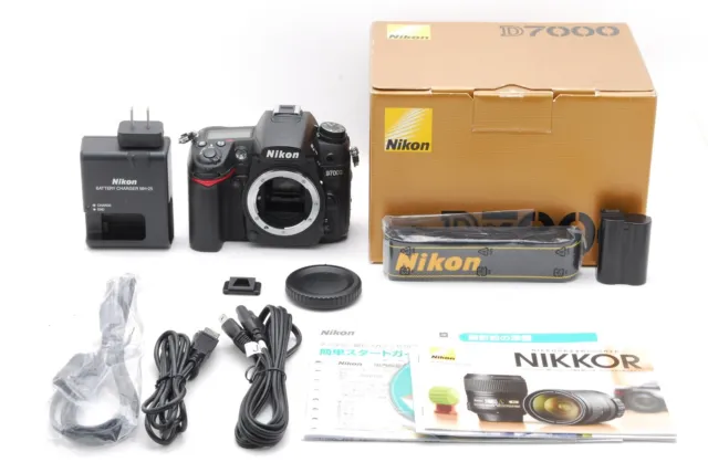 Near Mint Nikon D D7000 16.2 MP Digital SLR Camera Black Body Only from Japan