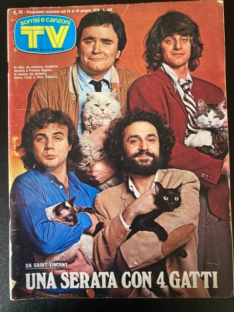 Sorrisi E Canzoni TV 1979 N°5 – Avec Poster Fonz, Baglioni, Braccio Di Ferro