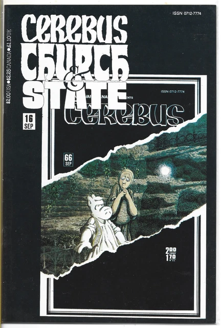 Cerebus Church And State #16 Aardvark Vanaheim Comics 1991 Bagged And Boarded