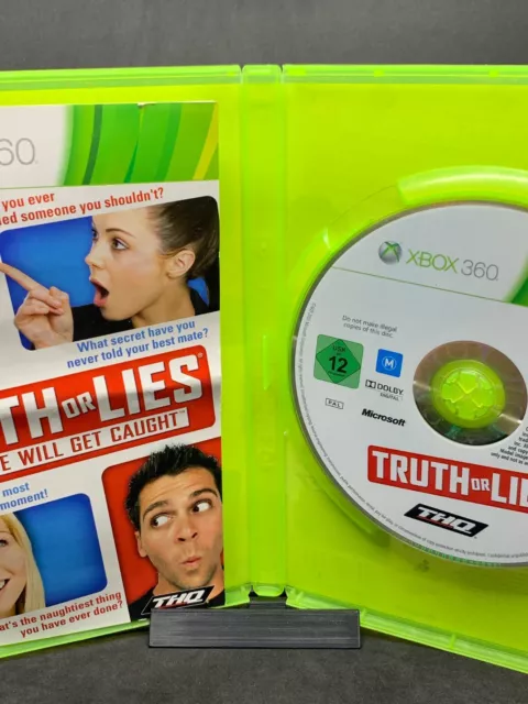 Truth or Lies Xbox 360 Microsoft PAL Complete 2