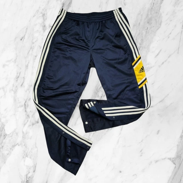 ADIDAS ADIBREAK VINTAGE Anni 90 Uomo Taglia L Bottoni Pantaloni Tuta