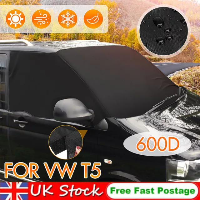 Car Windscreen Cover Blackout Blind Curtain Wrap Frost For VW T5 Campervan UK