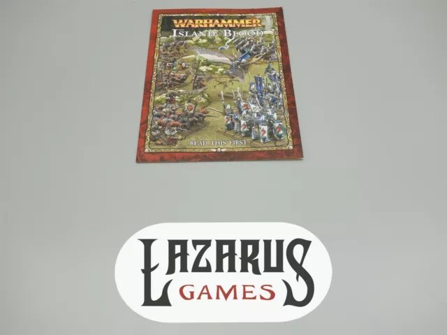 Warhammer Fantasy "Oldhammer" - Island of Blood "Read This First" booklet