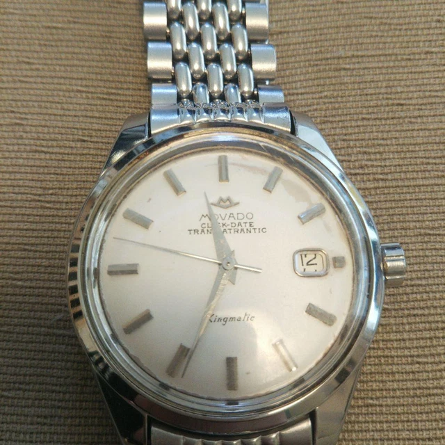Orologio MOVADO carica automatica kingmatic seconda mano cinturino acciaio inox
