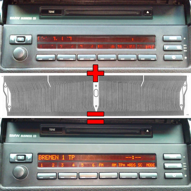 Reparación De Píxeles Faltantes En La Pantalla LCD Del Tablero De Instrumentos De Bmw E38 E39 E53 Y X5~p135566390