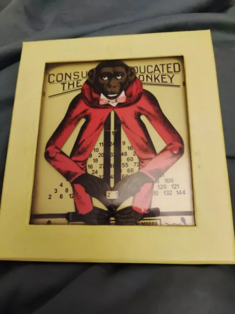 Consul 777 Affenrechner "The Educated Monkey" Blechspielwaren Altes RETRO Spiel