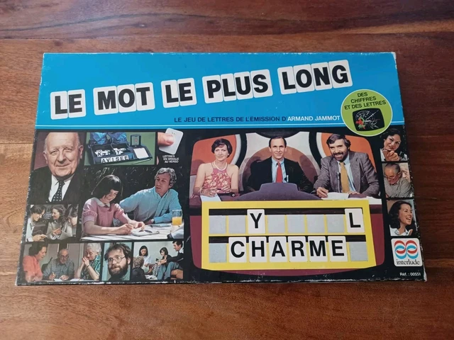 Ancien Jeu De Société Le Mot Le Plus Long Interlude Vintage