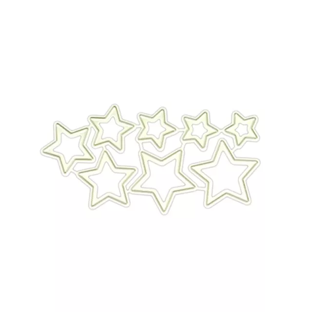 Stars Metal Cutting Dies Stencil Scrapbooking DIY Album Stamp Paper Card