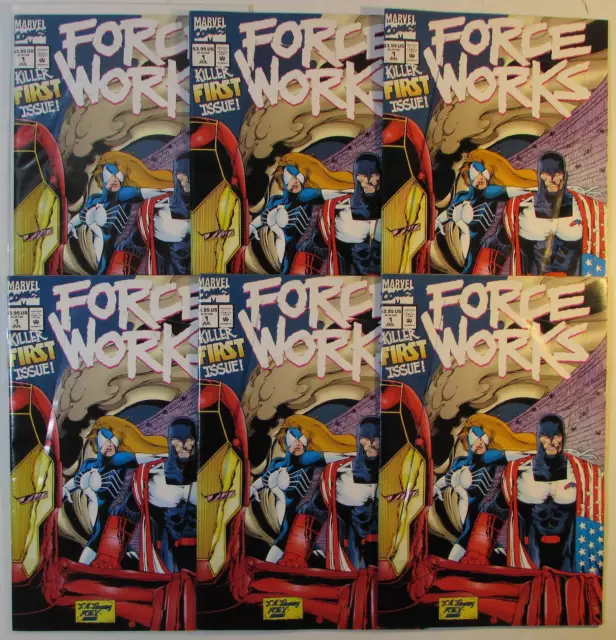 Force Works Lot of 6 #1 x6 Marvel Comics (1994) 1st Print Comic Books