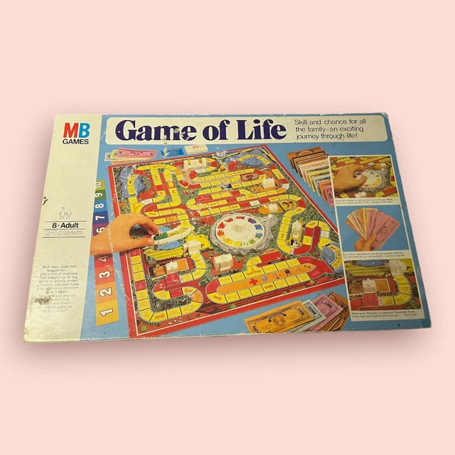 GAME OF LIFE Board Game 1978 Vintage Retro Family MB Games Old Rare £17